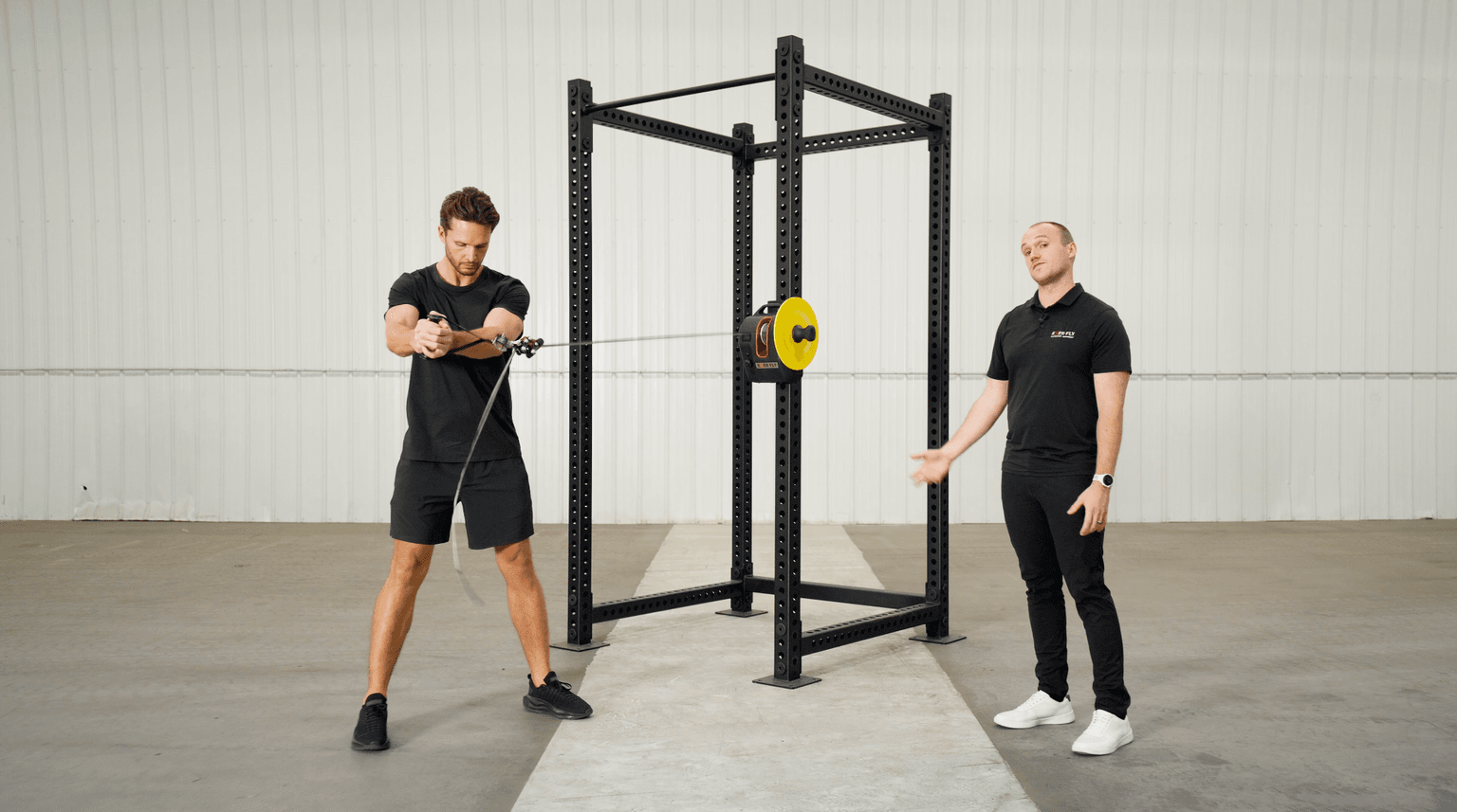 rotational training with the exerfly rack-fly